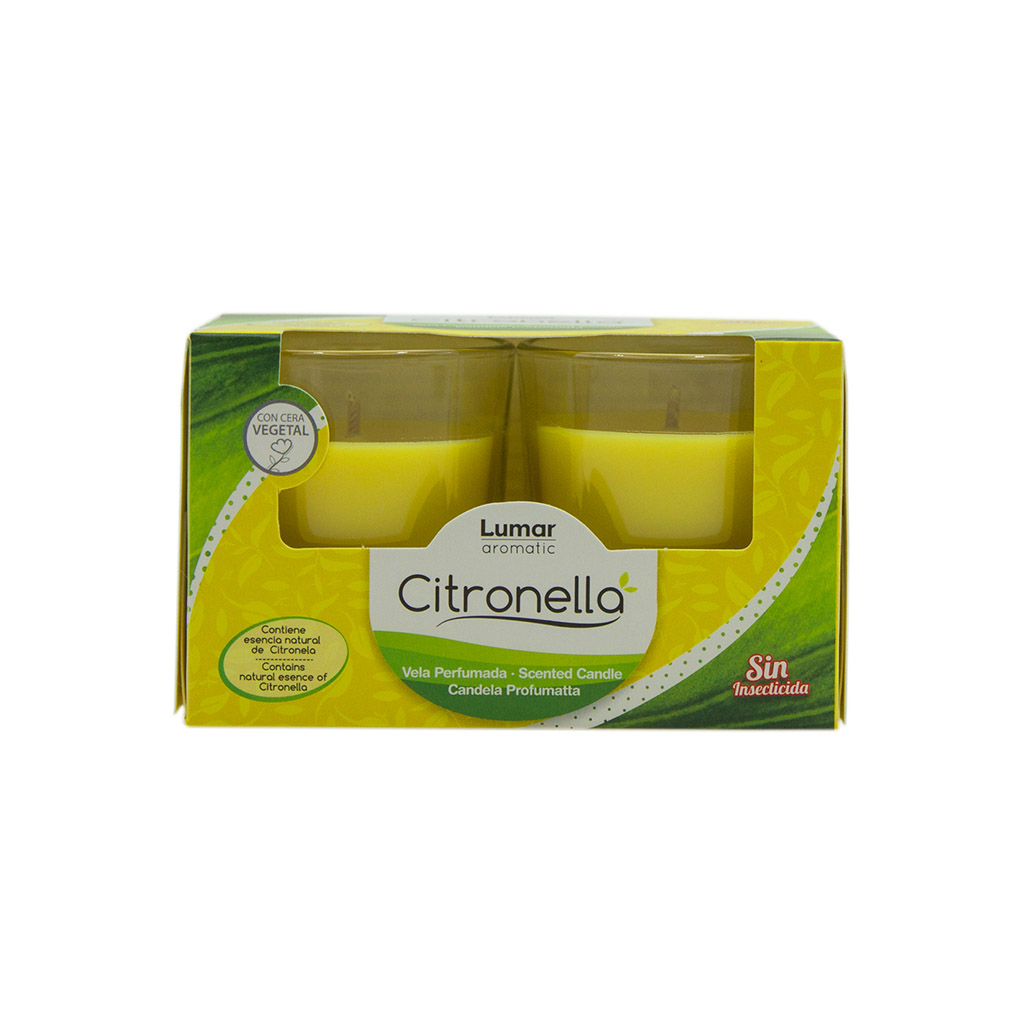 Caja 2 Vasos Perf. Citronela