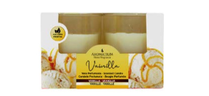 Caja 2 Vasos Perf. Vainilla Aromatium
