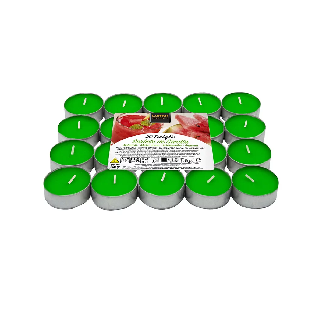 Pack 20 Tealights Sorbete de Sandía